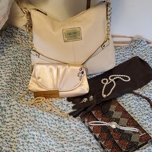 Bundle of Jewelry, Handbags & A Pair of Gloves
